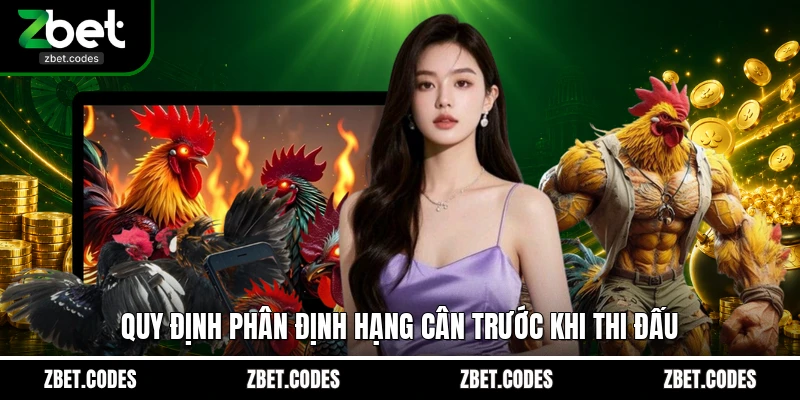 Quy định phân định hạng cân trước khi thi đấu